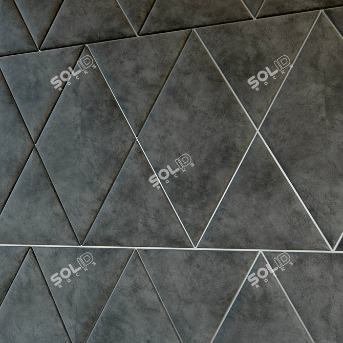 Flexible Decorative Wall Panel 3D model image 3