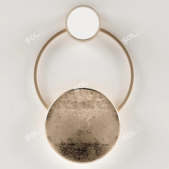 Modern Wall Light Fixture 3D model image 1