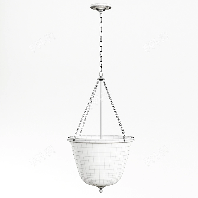 Pondview Ceiling Light: Elegant, Modern Design 3D model image 2