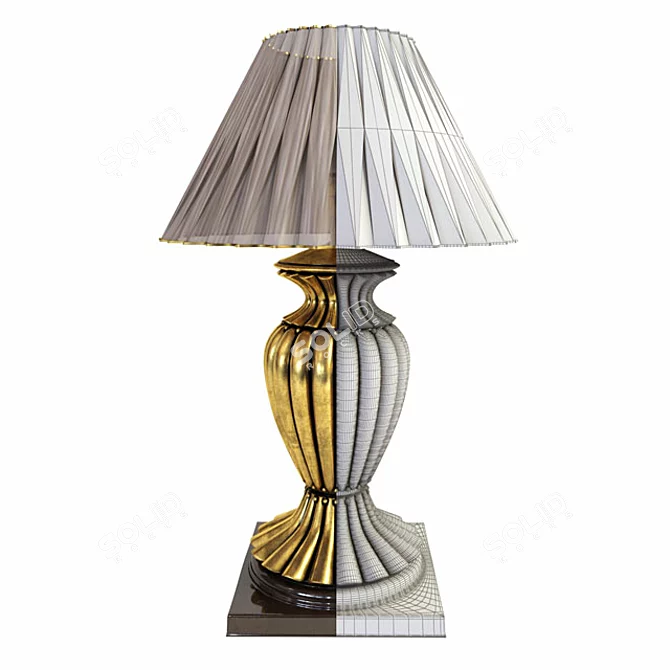 Classic Dome Lamp - Elegant Lighting 3D model image 2