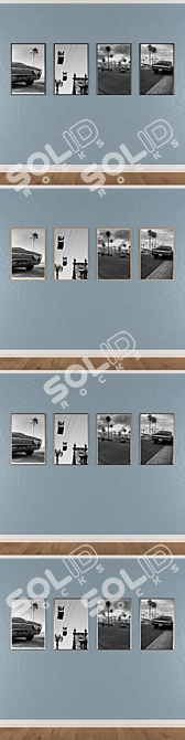 Versatile Wall Art Set 3D model image 3