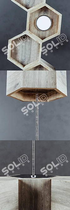 Modular Ceiling Light Fixture 3D model image 2