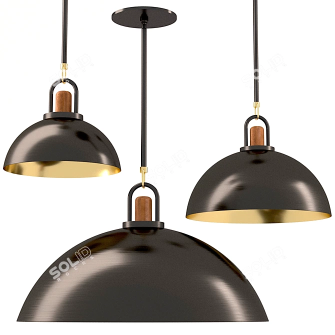 Artisan Arc Lamps Collection 3D model image 1