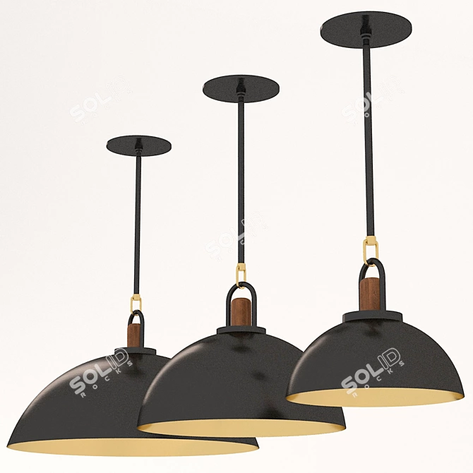 Artisan Arc Lamps Collection 3D model image 2