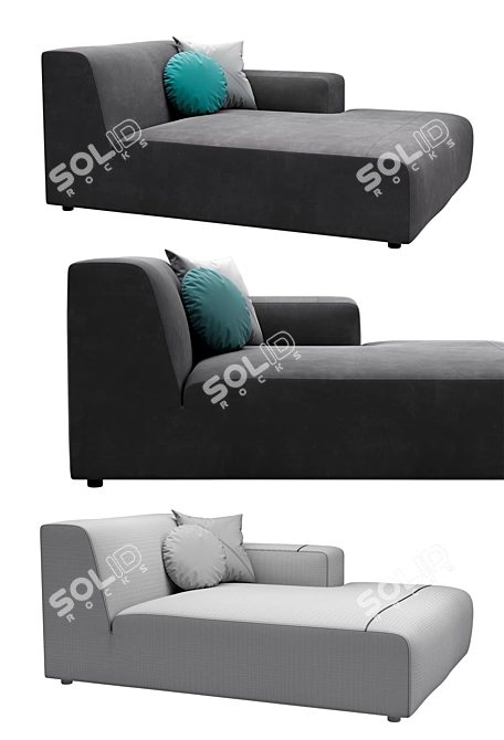 Prostoria Cloud Sofa - Modern Corner Sofa 3D model image 2