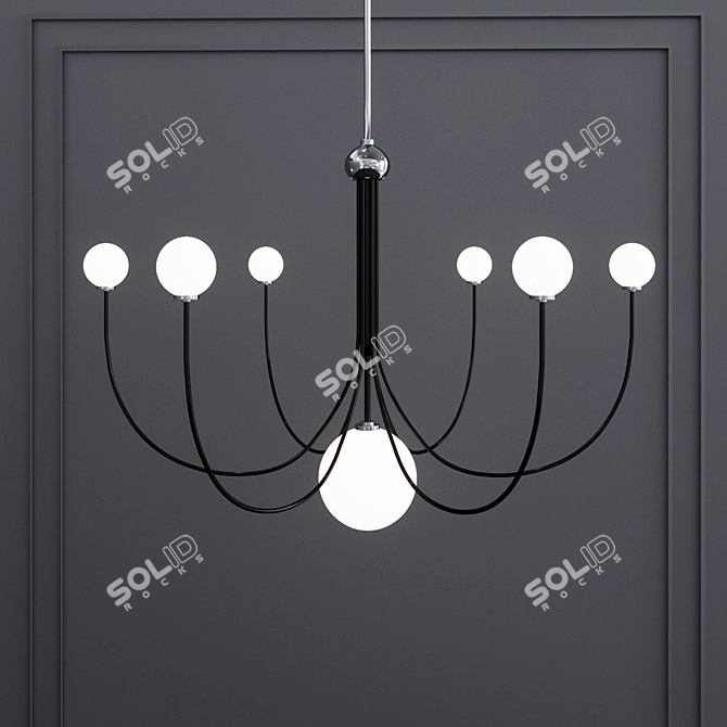 Hudson Valley Coco Pendant Light 3D model image 1