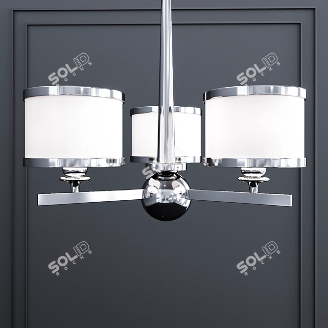 Title: Basking Ridge Pendant Light 3D model image 1