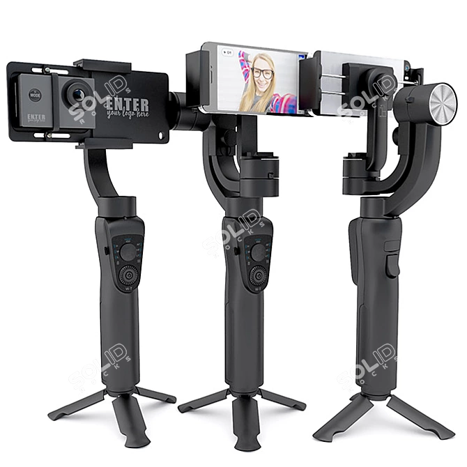 Max 2009 Hi-Poly Camera Stabilizer 3D model image 1