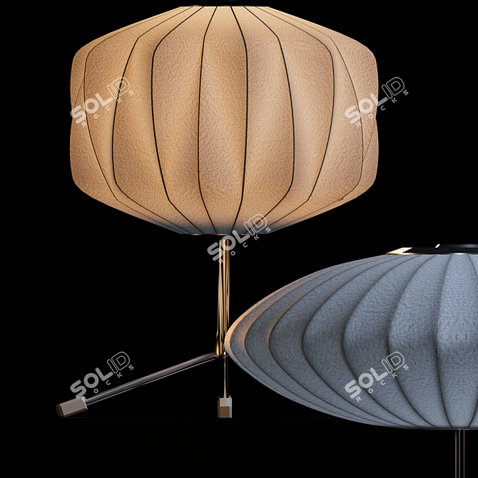 Versatile 3ds Max Table Lamp Set 3D model image 3