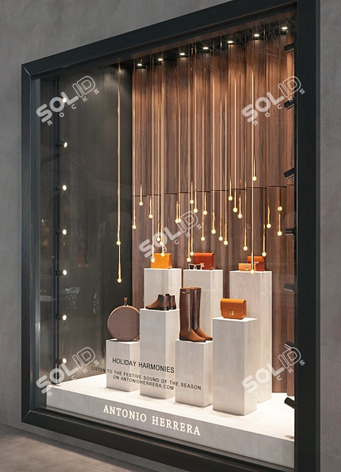 Versatile Shop Window Display 3D model image 2