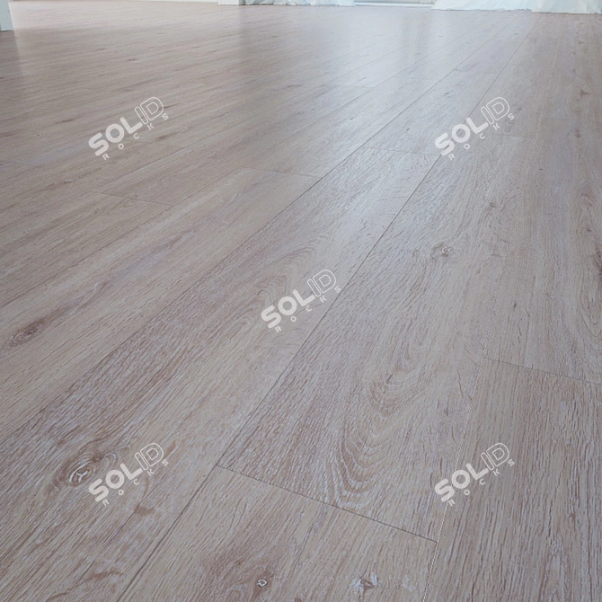 Exquisite Achensee Oak Flooring 3D model image 1