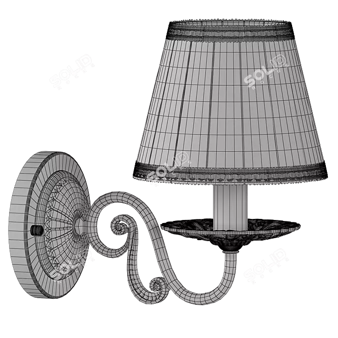 Maytoni Battista RC011-WL-01-R: Classic Elegance in Wall Light 3D model image 2