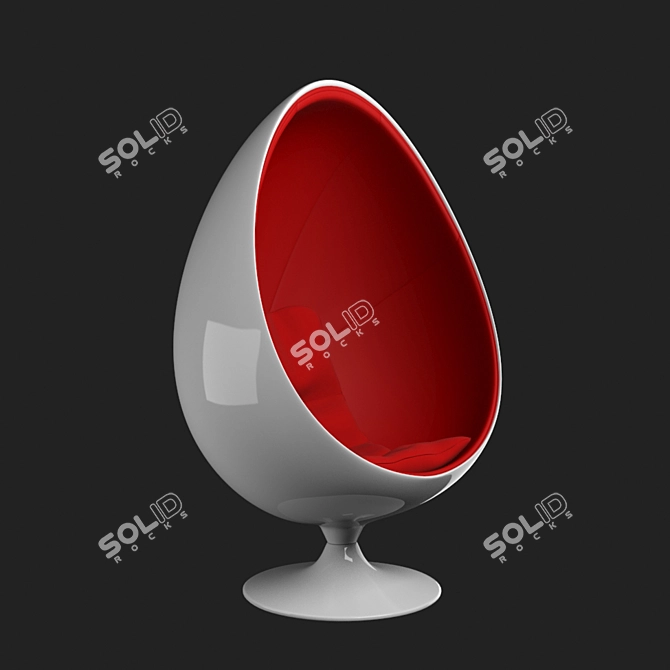 Modern Eero Aarnio Egg Chair 3D model image 1