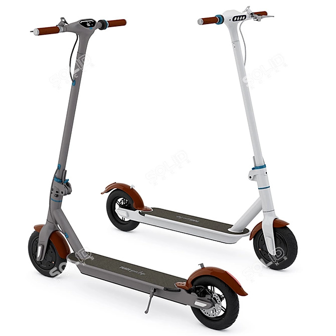 UltraGlide Electric Scooter 3D model image 1