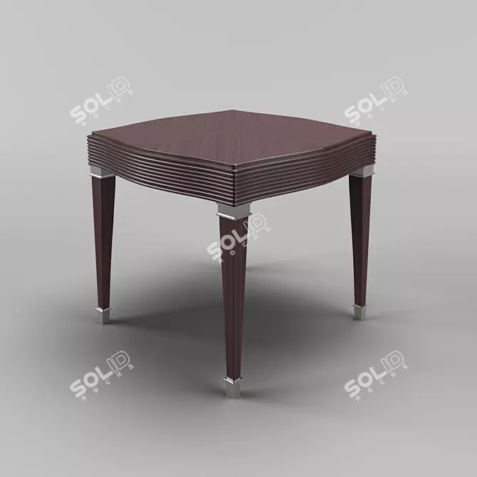 Fratelli Barri MESTRE Cherry Side Table: Elegance in a Compact Design! 3D model image 1