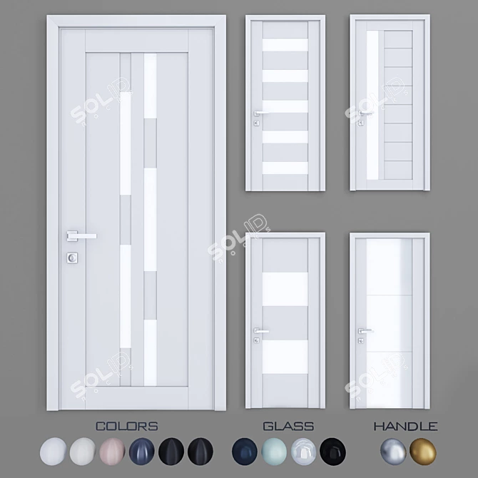 Profil Doors U: Stylish, Durable, Versatile 3D model image 1