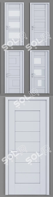 Profil Doors U - Stylish & Durable Set 3D model image 2