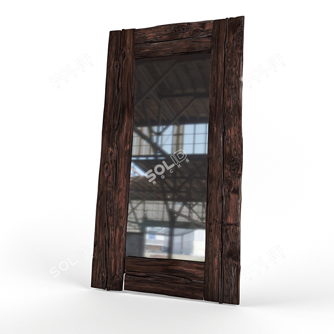 Loft Mirror 3D model image 1
