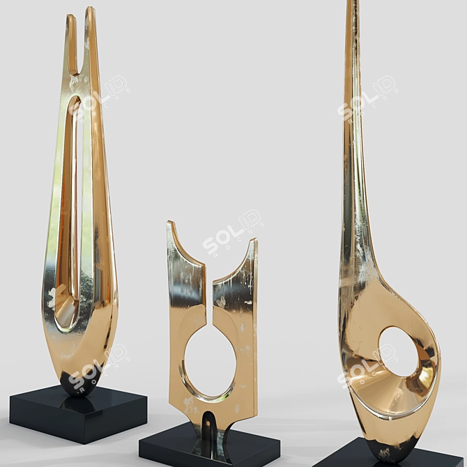 Denis Mitchell Sculpture Set | 3dsMax 2013 Renderings 3D model image 2