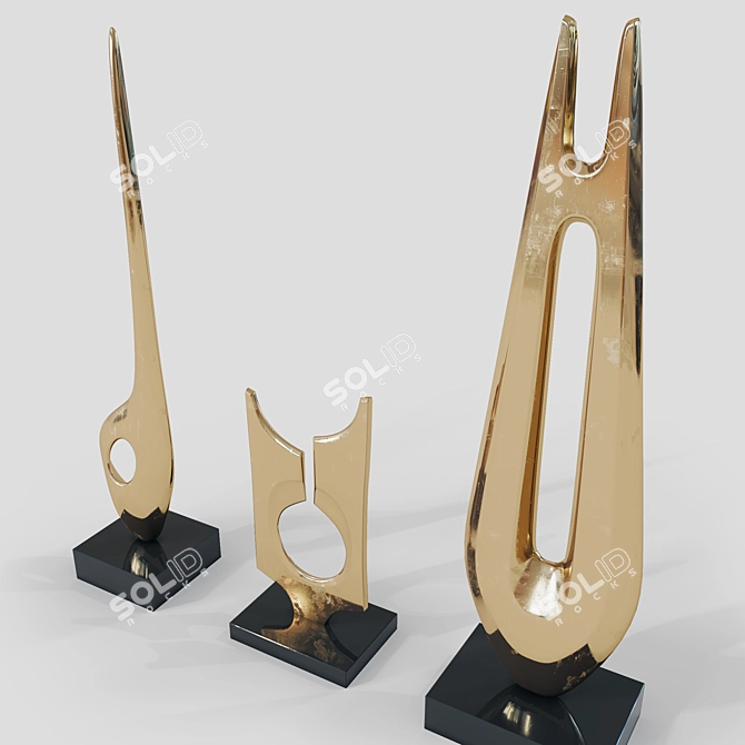 Denis Mitchell Sculpture Set | 3dsMax 2013 Renderings 3D model image 3