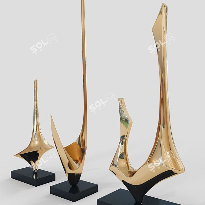 Denis Mitchell Sculpture Set 3: 3dsMax, OBJ, FBX, TEXTURE, RENDERS 3D model image 2