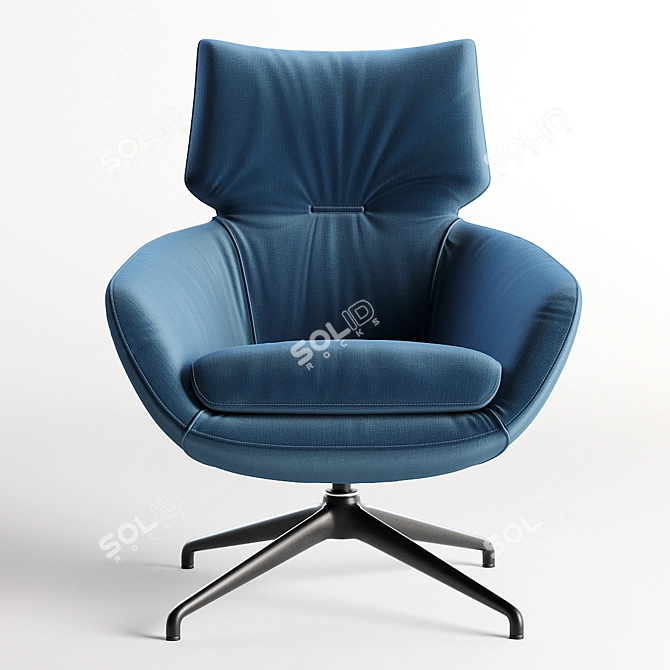 Luxurious LEOLUX LX Chair | Designed by Gino Carollo 3D model image 1