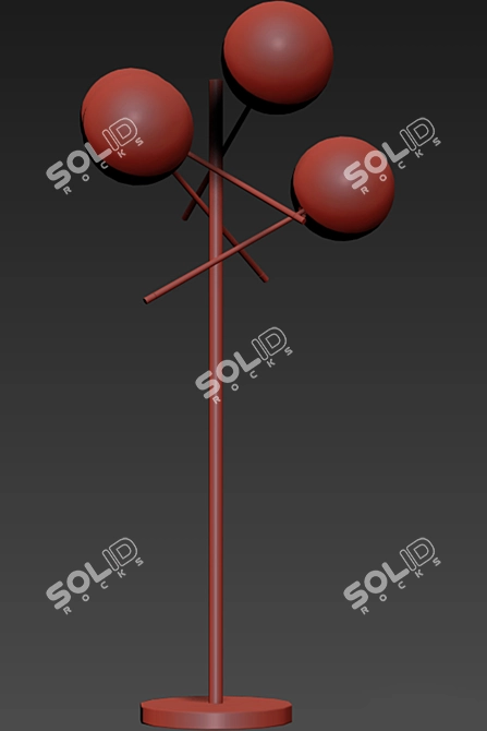Bolle Gallotti Floor Lamp 3D model image 3