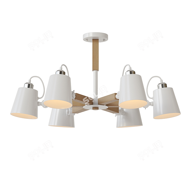 MW-Light Forest 693011106 Chandelier 3D model image 1