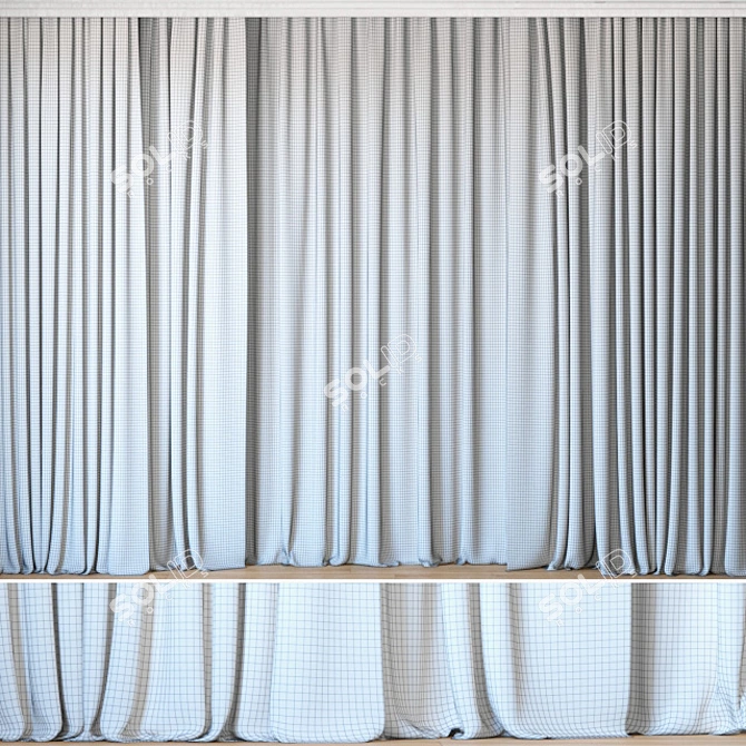 Elegant Spradling MAGLIA Curtains 3D model image 3