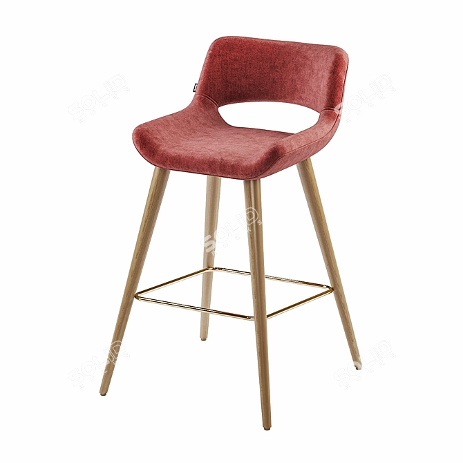 Elegant Magda-07 Chair: Italian Craftsmanship by Torre 3D model image 1