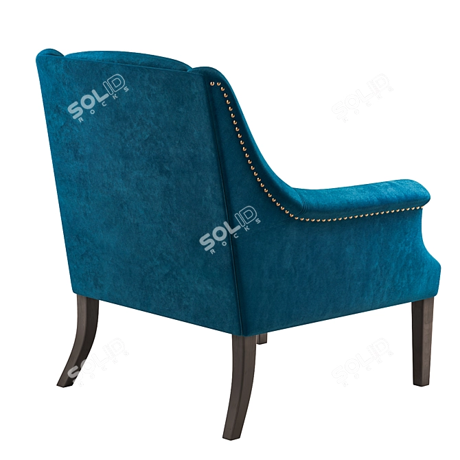 Elegant Signature Lounge Chair 3D model image 2