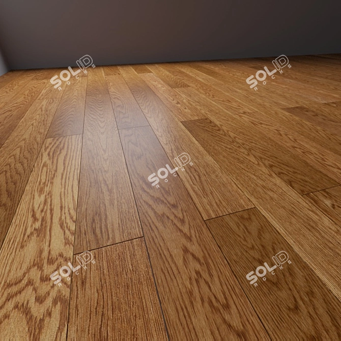 Global Parquet Hardy Collection: Premium Engineered Parquet Boards 3D model image 1