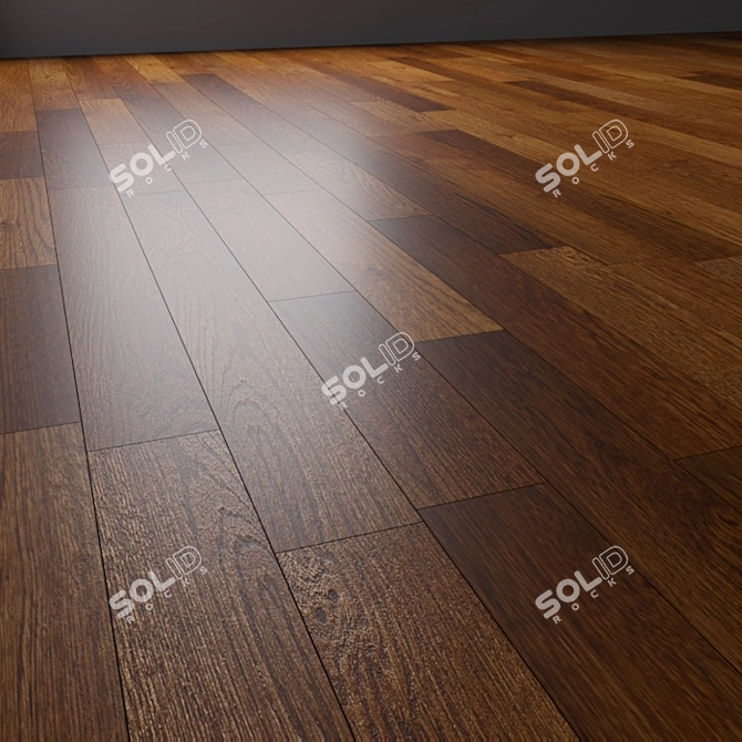 Hardy Walnut Engineering Parquet 3D model image 1