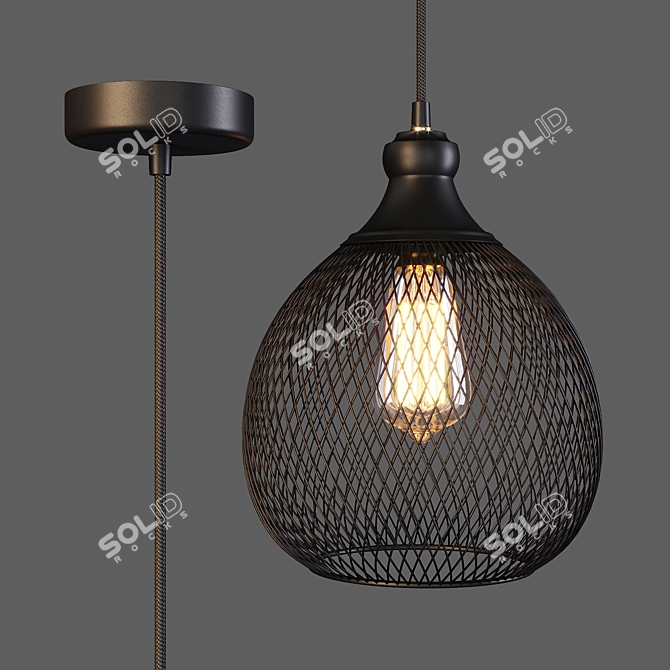 Maytoni Grille Pendant Lamp 3D model image 1