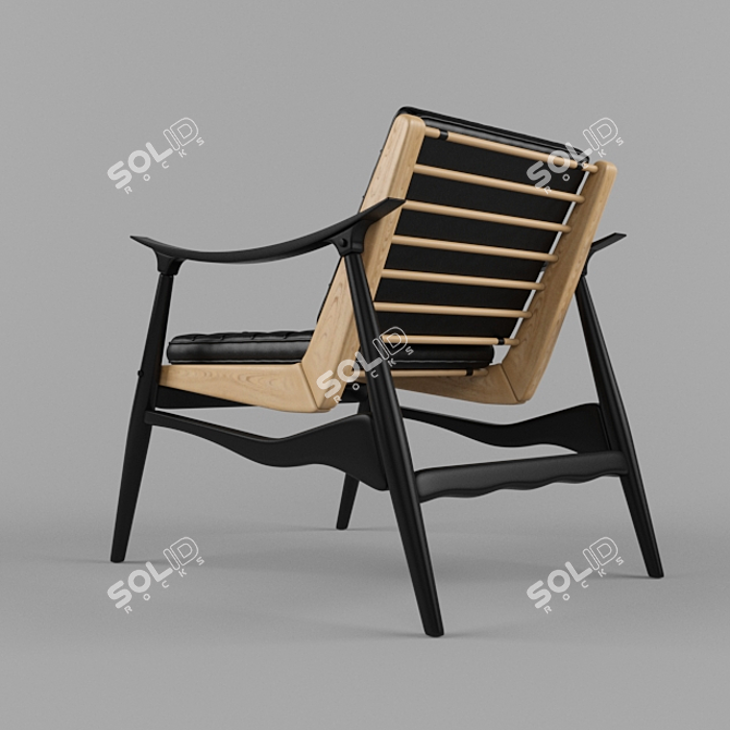 ErgoLuxe Chair - Comfort Redefined 3D model image 3