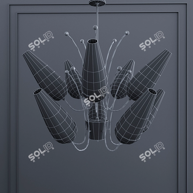 Hudson Valley Amee Pendant 3D model image 2