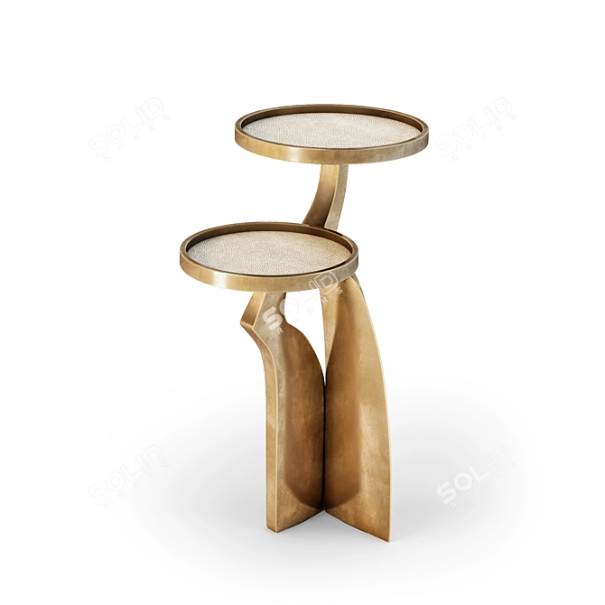 Chital: Stylish Side Table 3D model image 2