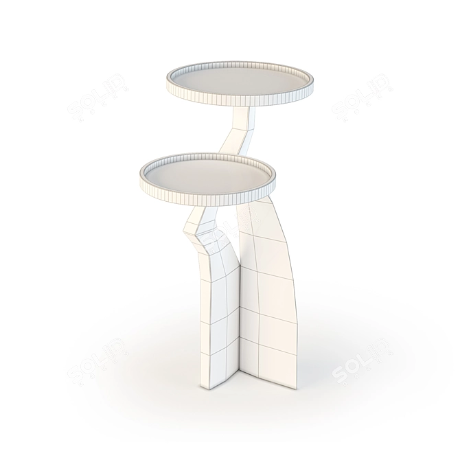 Chital: Stylish Side Table 3D model image 3
