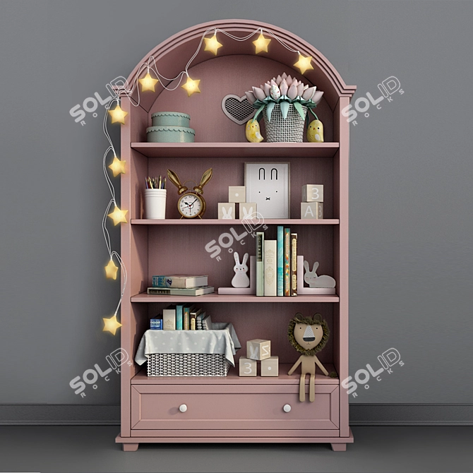 Adelina Kids' Furniture: Russian Style 3D model image 1