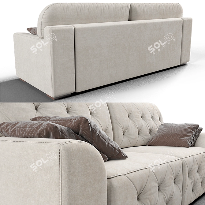 Vegas Latte: Elegant and Comfortable Sofa 3D model image 2