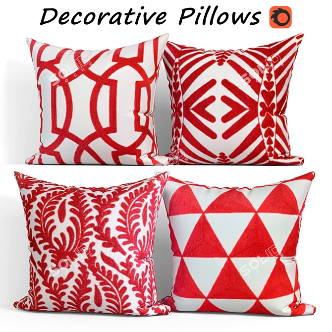 Sophisticated Pillow Set by Sophia & William 3D model image 1