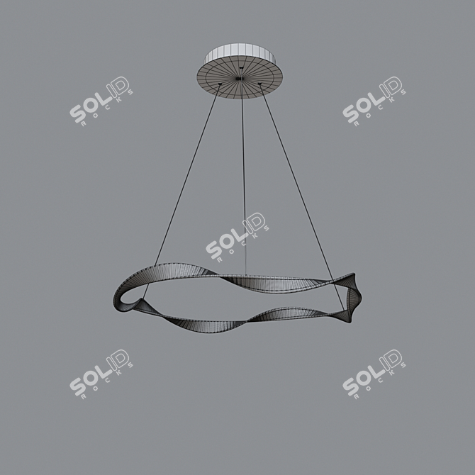 Elegant MADAGASCAR Chandelier 3D model image 2