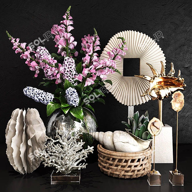 Elegant Decor Set: Versatile and Stylish 3D model image 1