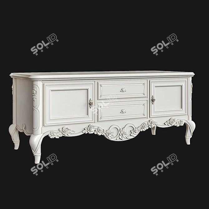 Stella TV Stand CR.102 3D model image 1