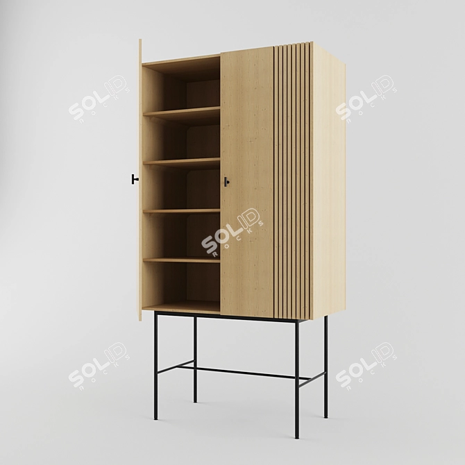 Modern Minimalist Closet 3D model image 2