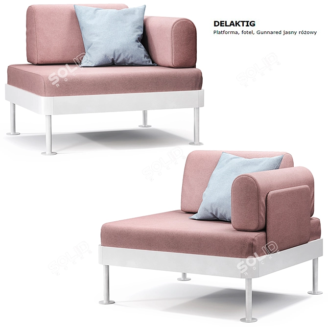 Delakting IKEA Chair | Stylish and Comfortable 3D model image 1