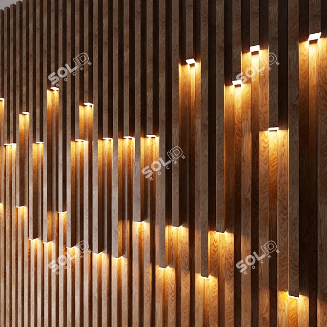 Decorative Wall Light Fixture 3D model image 2