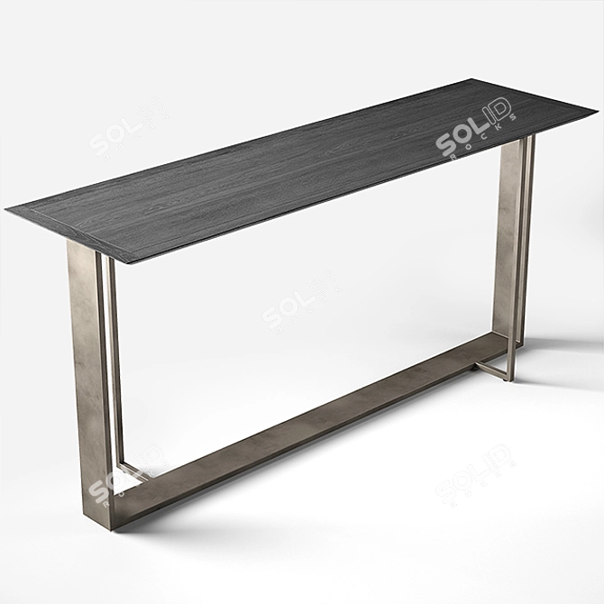 Sleek Boston Console: Modern Functionality 3D model image 1