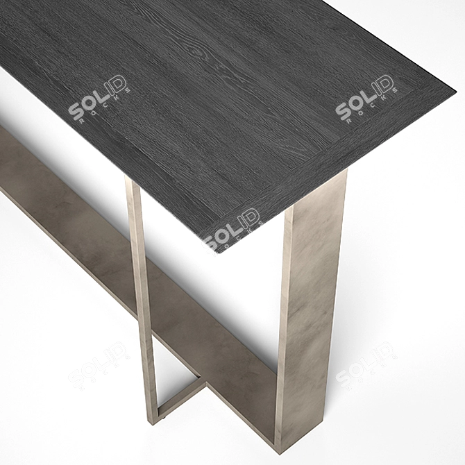 Sleek Boston Console: Modern Functionality 3D model image 2