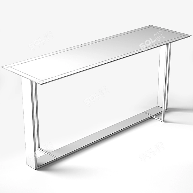 Sleek Boston Console: Modern Functionality 3D model image 3